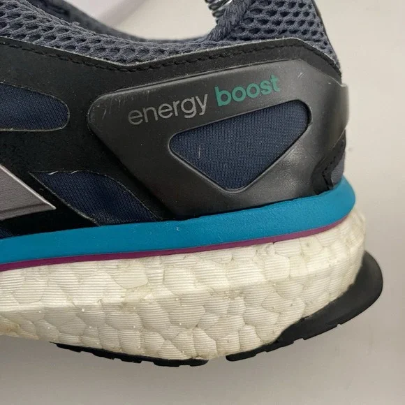 Adidas Shoes Women Size 10.5 Energy Boost Gray Athletic Running Sneakers 4112 - Picture 16 of 16